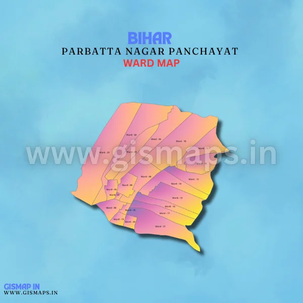 Parbatta Nagar Panchayat Ward Map